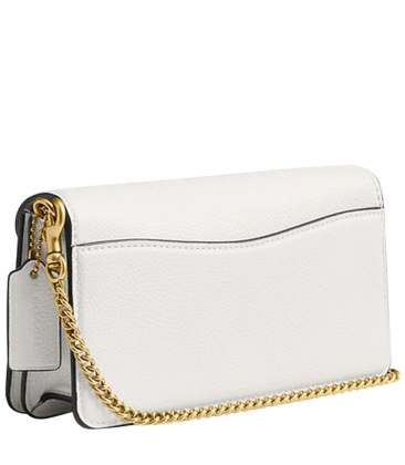 BOLSA COACH NEW YORK TABBY CHAIN CROSSBODY 19 BRANCO