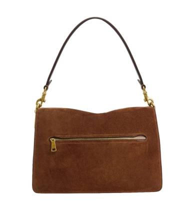 BOLSA COACH NEW YORK TABBY CHAIN SHOULDER 30 MARROM