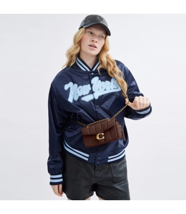 BOLSA COACH NEW YORK TABBY SHOULDER 20 MARROM