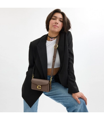 BOLSA COACH NEW YORK TABBY SHOULDER 20 MARROM