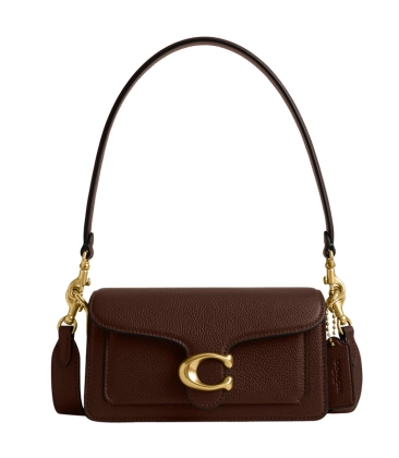 BOLSA COACH NEW YORK TABBY SHOULDER 20 MARROM