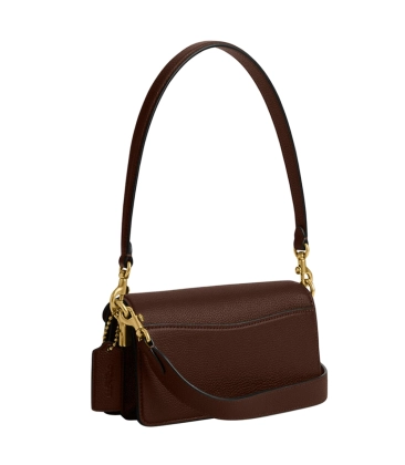 BOLSA COACH NEW YORK TABBY SHOULDER 20 MARROM