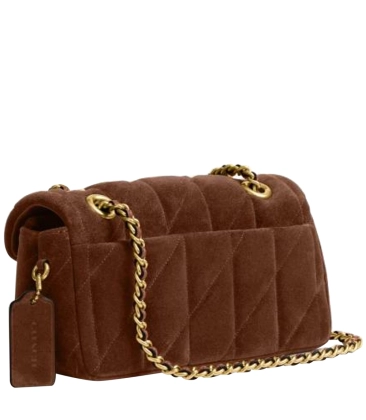 BOLSA COACH NEW YORK TABBY SHOULDER 20 MARROM