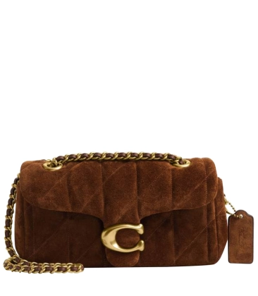 BOLSA COACH NEW YORK TABBY SHOULDER 20 MARROM
