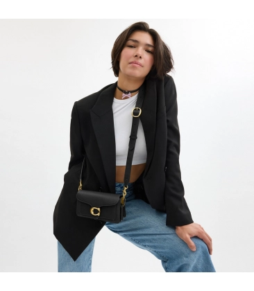 BOLSA COACH NEW YORK TABBY SHOULDER 20 PRETO