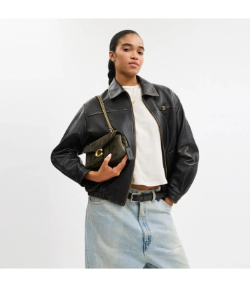 BOLSA COACH NEW YORK TABBY SHOULDER 20 VERDE