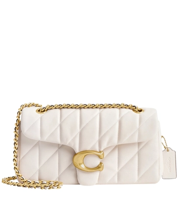 BOLSA COACH NEW YORK TABBY SHOULDER 26 BRANCO