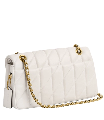 BOLSA COACH NEW YORK TABBY SHOULDER 26 BRANCO