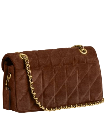 BOLSA COACH NEW YORK TABBY SHOULDER 26 MARROM