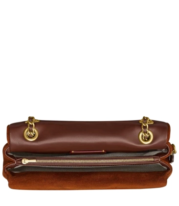 BOLSA COACH NEW YORK TABBY SHOULDER 26 MARROM