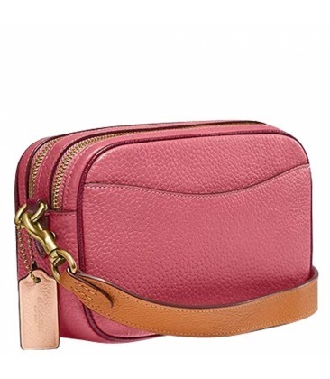 coach mini camera bolsa pink