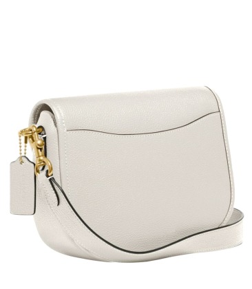 BOLSA COACH NEW YORK WILLOW SADDLE BRANCO