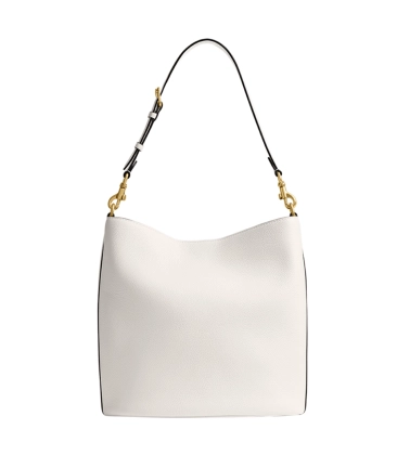 BOLSA COACH NEW YORK WILLOW SOFT BUCKET BRANCO