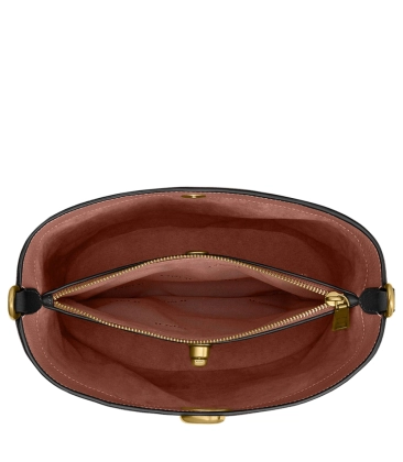 BOLSA COACH NEW YORK WILLOW SOFT BUCKET PRETO