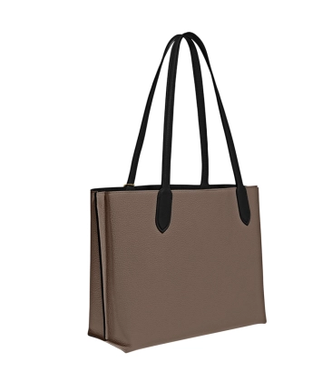 BOLSA COACH NEW YORK WILLOW TOTE MARROM