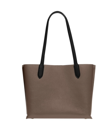 BOLSA COACH NEW YORK WILLOW TOTE MARROM
