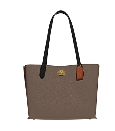 BOLSA COACH NEW YORK WILLOW TOTE MARROM