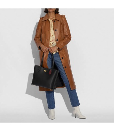 BOLSA COACH NEW YORK WILLOW TOTE PRETO