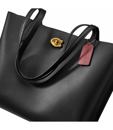 BOLSA COACH NEW YORK WILLOW TOTE PRETO