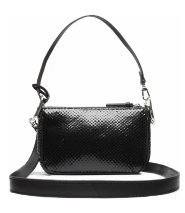 BOLSA CROSSBODY EMMY BRIGHT SNAKE SCHUTZ PRETO