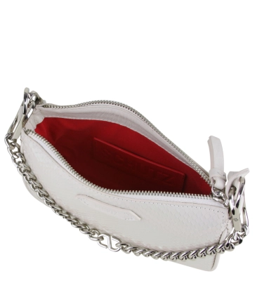 BOLSA CROSSBODY EMMY SNAKE SCHUTZ BRANCO