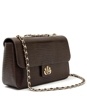 BOLSA GRANDE ANNE JUMBO LIZARD ISLA MARROM