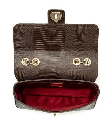 BOLSA GRANDE ANNE JUMBO LIZARD ISLA MARROM