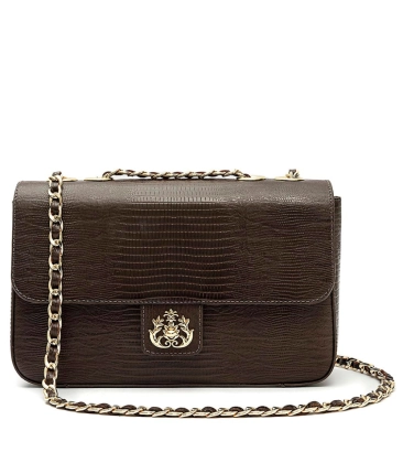 BOLSA GRANDE ANNE JUMBO LIZARD ISLA MARROM
