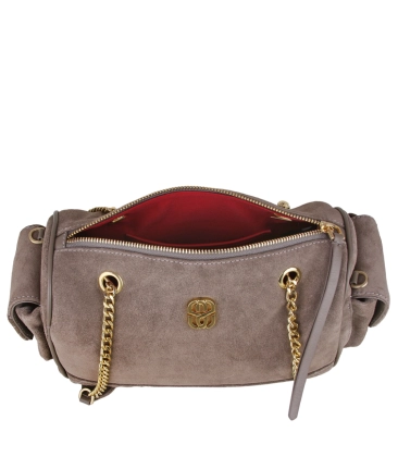 BOLSA GRANDE BOWLING SCHUTZ CINZA