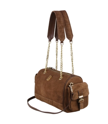 BOLSA GRANDE BOWLING SCHUTZ MARROM