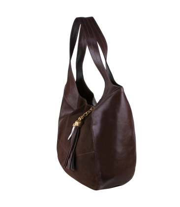 BOLSA GRANDE HOBO AREZZO MARROM