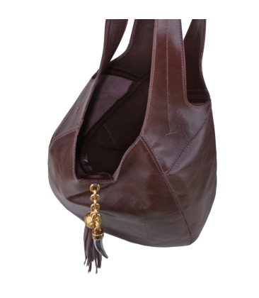 BOLSA GRANDE HOBO AREZZO MARROM