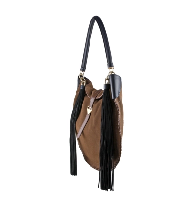 BOLSA GRANDE HOBO SCHUTZ MARROM