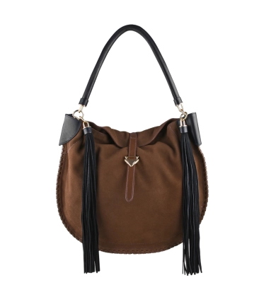 BOLSA GRANDE HOBO SCHUTZ MARROM