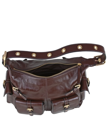 BOLSA GRANDE HOBO SCHUTZ MARROM