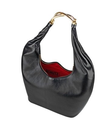 BOLSA GRANDE HOBO SOLEIL SCHUTZ PRETO