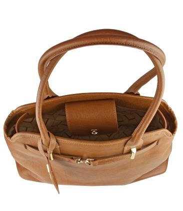 BOLSA GRANDE LUIZA BARCELOS CARAMELO