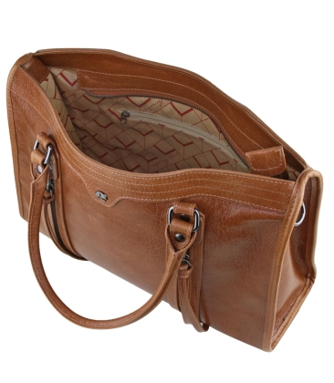 BOLSA GRANDE LUIZA BARCELOS CARAMELO