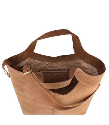 BOLSA GRANDE LUIZA BARCELOS CARAMELO