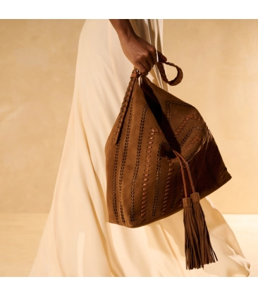 BOLSA GRANDE LUIZA BARCELOS CARAMELO