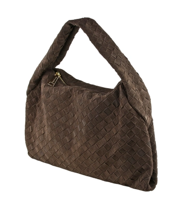BOLSA HOBO GRANDE TRESSÊ LUIZA BARCELOS MARROM