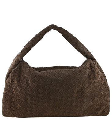 BOLSA HOBO GRANDE TRESSÊ LUIZA BARCELOS MARROM
