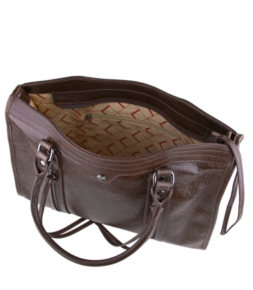 BOLSA GRANDE LUIZA BARCELOS MARROM