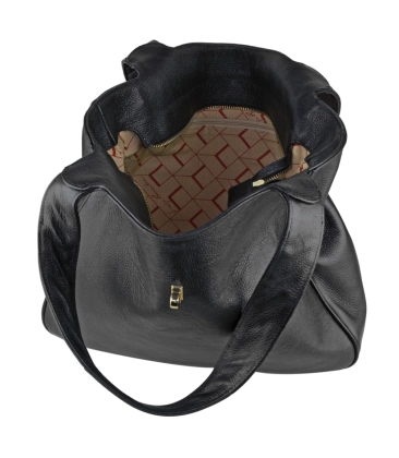 BOLSA MÉDIA LUIZA BARCELOS PRETO