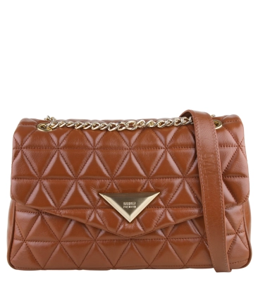 BOLSA GRANDE MATELASSÊ 944 SCHUTZ MARROM