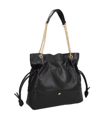 BOLSA GRANDE SHOPPING LUIZA BARCELOS PRETO