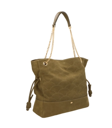 BOLSA GRANDE SHOPPING LUIZA BARCELOS VERDE