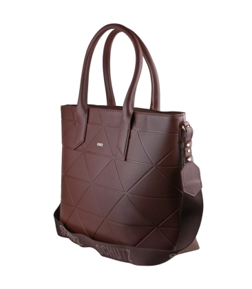BOLSA GRANDE SHOPPING MAELY SCHUTZ MARROM