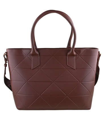 BOLSA GRANDE SHOPPING MAELY SCHUTZ MARROM