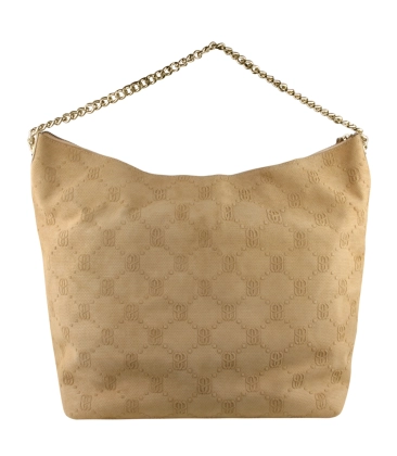 BOLSA GRANDE SHOPPING MONOGRAM SCHUTZ BEGE